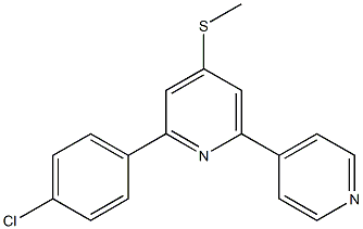 2-(4-chlorophenyl)-4-(methylthio)-6-(4-pyridyl)pyridine|