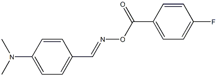 4-({[(4-fluorobenzoyl)oxy]imino}methyl)-N,N-dimethylaniline