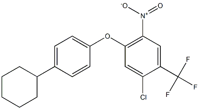 1-chloro-5-(4-cyclohexylphenoxy)-4-nitro-2-(trifluoromethyl)benzene