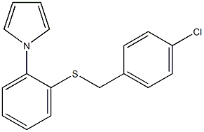 1-{2-[(4-chlorobenzyl)thio]phenyl}-1H-pyrrole