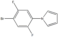 1-(4-bromo-2,5-difluorophenyl)-1H-pyrrole,1023516-17-7,结构式
