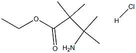 ethyl 3-amino-2,2,3-trimethylbutanoate hydrochloride Structure