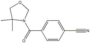 4-[(4,4-dimethyl-1,3-oxazolan-3-yl)carbonyl]benzenecarbonitrile