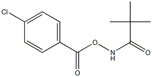 N-[(4-chlorobenzoyl)oxy]-2,2-dimethylpropanamide Structure