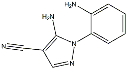 5-amino-1-(2-aminophenyl)-1H-pyrazole-4-carbonitrile Structure