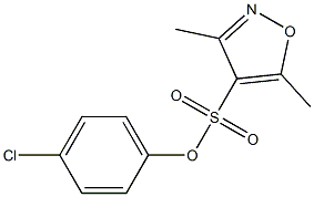  4-chlorophenyl 3,5-dimethylisoxazole-4-sulfonate