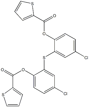 4-chloro-2-({5-chloro-2-[(2-thienylcarbonyl)oxy]phenyl}thio)phenyl thiophene-2-carboxylate