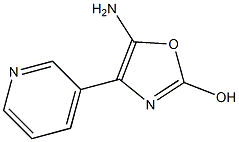 5-amino-4-(3-pyridinyl)-1,3-oxazol-2-ol Structure