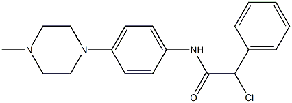  2-chloro-N-[4-(4-methylpiperazino)phenyl]-2-phenylacetamide