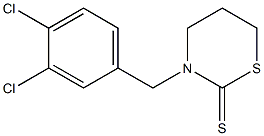 3-(3,4-dichlorobenzyl)-1,3-thiazinane-2-thione Structure