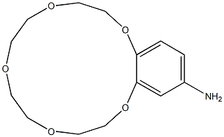 2,3,5,6,8,9,11,12-octahydro-1,4,7,10,13-benzopentaoxacyclopentadecin-15-amine 结构式