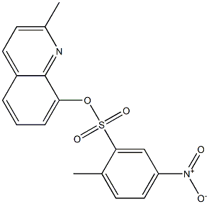 2-methyl-8-quinolyl 2-methyl-5-nitrobenzene-1-sulfonate