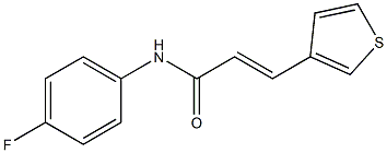 N1-(4-fluorophenyl)-3-(3-thienyl)acrylamide