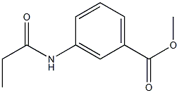 methyl 3-(propionylamino)benzoate Struktur