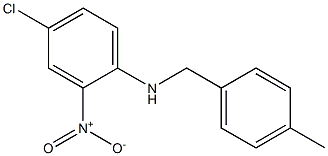 4-chloro-N-(4-methylbenzyl)-2-nitroaniline Structure