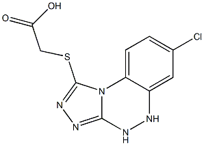 2-[(7-chloro-4,5-dihydrobenzo[e][1,2,4]triazolo[3,4-c][1,2,4]triazin-1-yl)thio]acetic acid|