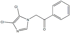 2-(4,5-dichloro-1H-imidazol-1-yl)-1-phenyl-1-ethanone Struktur