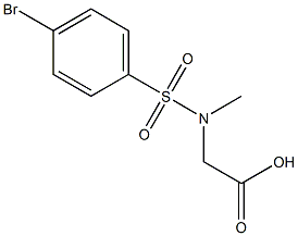 [[(4-bromophenyl)sulfonyl](methyl)amino]acetic acid