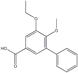 5-ethoxy-6-methoxy-1,1'-biphenyl-3-carboxylic acid 化学構造式