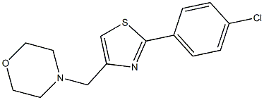 4-{[2-(4-chlorophenyl)-1,3-thiazol-4-yl]methyl}morpholine