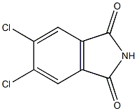 5,6-dichloroisoindoline-1,3-dione 化学構造式