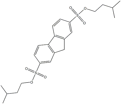 diisopentyl 9H-fluorene-2,7-disulfonate
