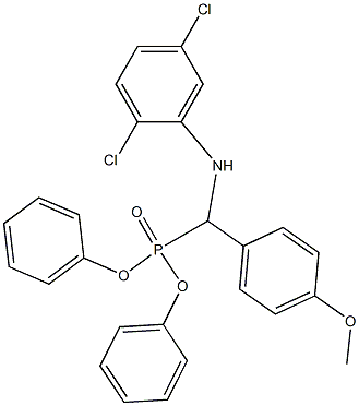 N1-[(diphenylphosphoryl)(4-methoxyphenyl)methyl]-2,5-dichloroaniline Structure