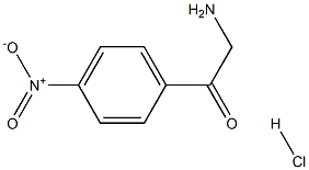 2-amino-1-(4-nitrophenyl)ethan-1-one hydrochloride 结构式