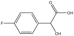 (4-fluorophenyl)(hydroxy)acetic acid Structure