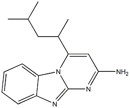 4-(1,3-dimethylbutyl)benzo[4,5]imidazo[1,2-a]pyrimidin-2-amine Structure