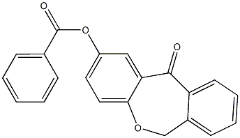 11-oxo-6,11-dihydrodibenzo[b,e]oxepin-2-yl benzenecarboxylate 化学構造式