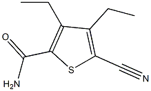 5-cyano-3,4-diethylthiophene-2-carboxamide|