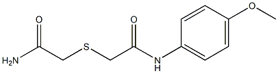 N1-(4-methoxyphenyl)-2-[(2-amino-2-oxoethyl)thio]acetamide