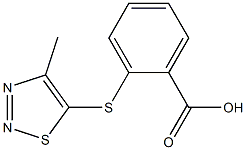 2-[(4-methyl-1,2,3-thiadiazol-5-yl)sulfanyl]benzenecarboxylic acid