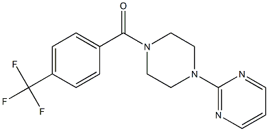 [4-(2-pyrimidinyl)piperazino][4-(trifluoromethyl)phenyl]methanone|