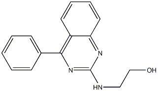 2-[(4-phenylquinazolin-2-yl)amino]ethan-1-ol Struktur