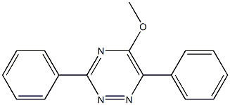 3,6-diphenyl-1,2,4-triazin-5-yl methyl ether Struktur