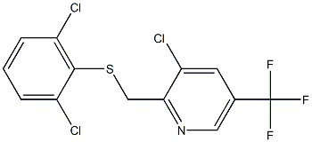  3-chloro-2-{[(2,6-dichlorophenyl)thio]methyl}-5-(trifluoromethyl)pyridine