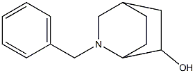 2-benzyl-2-azabicyclo[2.2.2]octan-6-ol Struktur