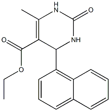  ethyl 6-methyl-4-(1-naphthyl)-2-oxo-1,2,3,4-tetrahydropyrimidine-5-carboxylate