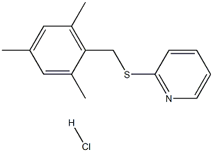 2-[(mesitylmethyl)thio]pyridine hydrochloride,,结构式