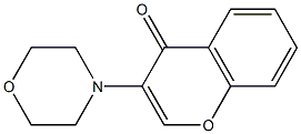 3-morpholino-4H-chromen-4-one Structure