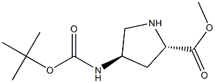  methyl (2S,4R)-4-[(tert-butoxycarbonyl)amino]pyrrolidine-2-carboxylate