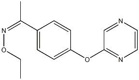 1-[4-(2-pyrazinyloxy)phenyl]-1-ethanone O-ethyloxime