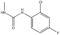 N-(2-chloro-4-fluorophenyl)-N'-methylurea Structure