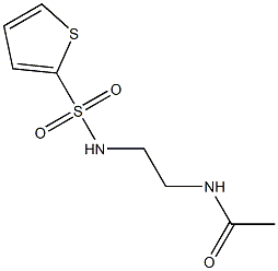 N-{2-[(2-thienylsulfonyl)amino]ethyl}acetamide|