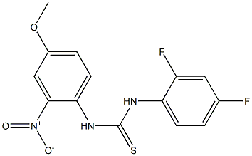 N-(2,4-difluorophenyl)-N'-(4-methoxy-2-nitrophenyl)thiourea