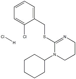  2-[(2-chlorobenzyl)thio]-1-cyclohexyl-1,4,5,6-tetrahydropyrimidine hydrochloride