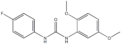 N-(2,5-dimethoxyphenyl)-N'-(4-fluorophenyl)urea