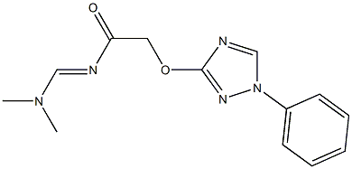 N-[(dimethylamino)methylene]-2-[(1-phenyl-1H-1,2,4-triazol-3-yl)oxy]acetamide